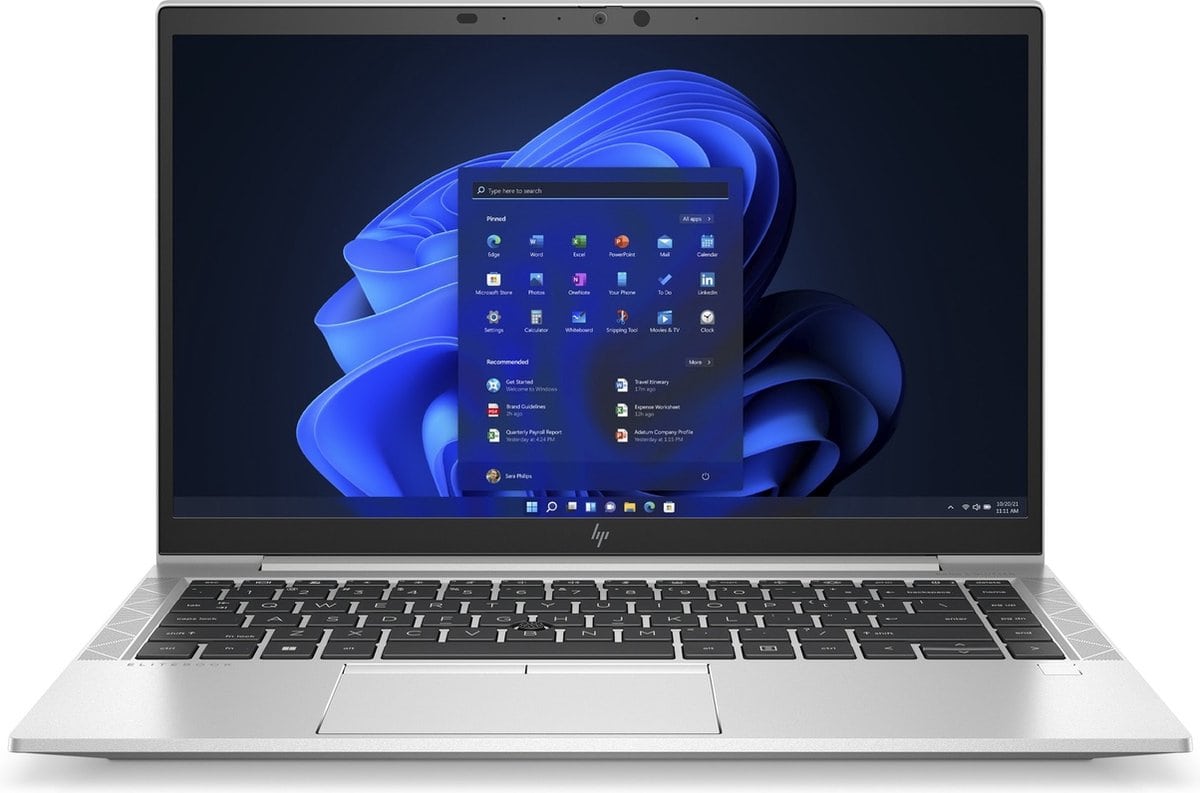 HP EliteBook 845 G8 reconditionné - vua avant HP EliteBook 845 G8 16GB / 256GB AZERTY Reconditionné – Image 1