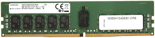 Barrette mémoire serveur Samsung 8 Go DDR4 2133 ECC Registered RDIMM HP