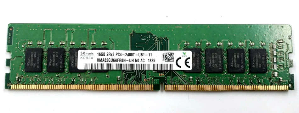 Barrette mémoire RAM 16 Go DDR4 2400 MHz DIMM pour PC de bureau Barrette mémoire RAM 16 Go DDR4 2400 MHz DIMM pour PC de bureau