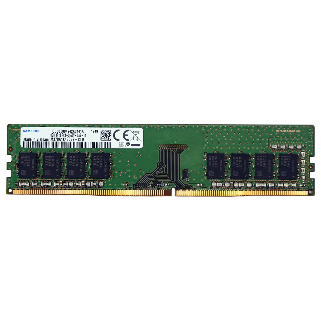 Barrette mémoire RAM 8 Go DDR4 2666 MHz DIMM pour PC de bureau Barrette mémoire RAM 8 Go DDR4 2666 MHz DIMM pour PC de bureau