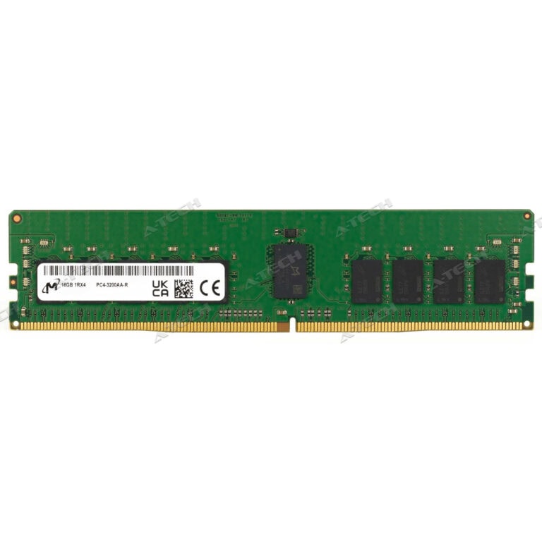 Barrette mémoire serveur Micron 16 Go DDR4 3200 ECC Registered RDIMM – vue 2